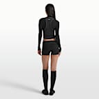 NikeSKIMS Matte Women's 3" Fold-Over Waistband Shorts