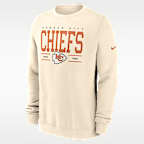 Sudadera de cuello redondo sin cierre Nike de la NFL para hombre Kansas City Chiefs Club