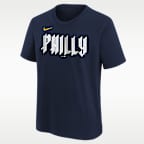 Playera Nike de la MLB para niños talla grande City Connect Wordmark