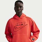 Sudadera con gorro sin cierre de tejido Fleece para hombre Nike Air