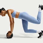 Nike Universa Women's High-Waisted 7/8 Leggings with No Front Seam