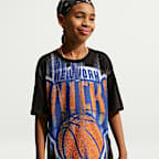 New York Knicks Nike Edge 26 Big Kids' Short-Sleeve T-Shirt
