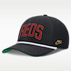 Gorra Nike de la MLB ajustable para hombre Cincinnati Reds Rise