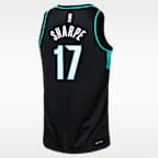 Jersey Nike de la NBA Swingman para niños talla grande Shaedon Sharpe Portland Trail Blazers City Edition