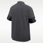 Cleveland Browns Sideline Coach Men's Nike NFL 1/2-Zip Short-Sleeve Jacket