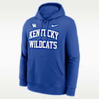 Kentucky Primetime Arched Club Men's Nike College Pullover Hoodie