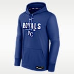 Kansas City Royals Authentic Collection Men's Nike Therma MLB Pullover Hoodie