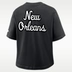 New Orleans Saints Rewind Pocket Boxy Women's Nike NFL T-Shirt