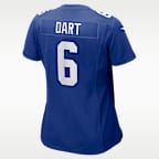 Jaxson Dart New York Giants Women's Nike NFL Game Jersey