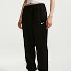 Nike Studio Fleece Medium Weight Women's High-Rise Oversized Cuffed Trousers