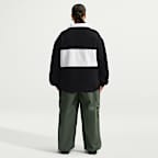 Nike Studio Fleece Medium Weight Women's Oversized Rugby Sweatshirt (Plus Size)