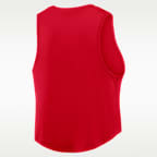 Camiseta de tirantes cropped Nike Dri-FIT para mujer Georgia One