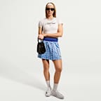 Playera de tenis de manga corta para mujer NikeCourt Heritage