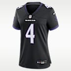 Zay Flowers Baltimore Ravens Women's Nike NFL Game Jersey