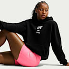 Nike Studio Fleece Medium Weight 'After Dark Tour' Women's Oversized Pullover Hoodie