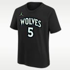 Anthony Edwards Minnesota Timberwolves Statement Edition Big Kids' NBA T-Shirt