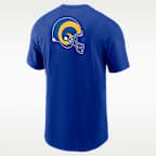 Los Angeles Rams Rewind Front And Back Hit Essential Men's Nike NFL T-Shirt