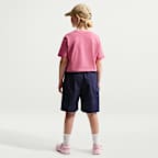 Playera cropped para niña talla grande Nike Sportswear