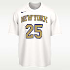 Mikal Bridges New York Knicks Nike NBA Ring and Banner T-Shirt