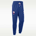 Pants de pierna entallada Nike Dri-FIT de la NFL para hombre New York Giants Sideline Standard Issue