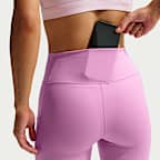 Nike One Women's High-Waisted 8" Biker Shorts with Pockets