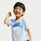 Nike Sportswear Little Kids' In The Zone 2-Piece Printed Shorts Set