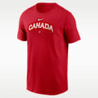 Playera Nike Canada National Baseball Team 2026 World Baseball Classic Icon para hombre