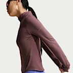 Playera de correr Dri-FIT UV de cierre de 1/4 para mujer Nike Swift