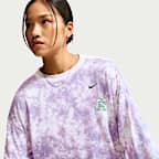 ナイキ スポーツウェア ウィメンズ オーバーサイズド ロングスリーブ Tシャツ