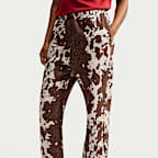 Nike Studio Fleece Medium Weight  Women's Oversized High-Rise Cuffed Pants