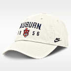 Auburn Natural Club Men's Nike College Adjustable Hat