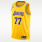 Los Angeles Lakers Icon Edition Nike Dri-FIT Swingman NBA-jersey voor heren