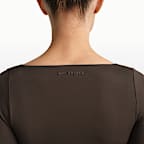 NikeSKIMS Matte Women's Long-Sleeve Wrap Top