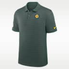 Green Bay Packers Rivalries Collection Sideline Victory Striped Men's Nike Dri-FIT NFL Polo