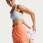 Nike One Women's Dri-FIT High-Waisted 3" 2-in-1 Shorts