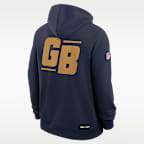 Green Bay Packers Alt Standard Issue Men's Nike Dri-FIT NFL Pullover Hoodie