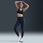 Højtaljede Nike Tempo 7/8-løbeleggings til kvinder