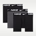 Boxer Nike Dri-FIT a tinta unita (confezione da 3) – Ragazzo/a