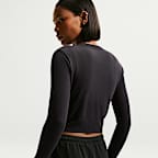 Nike Sportswear Chill Knit Women's Slim Long-Sleeve Cropped Top