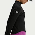 Nike Tempo Flash 女款 Dri-FIT 半長式拉鍊跑步上衣