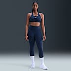 Nike Universa Women's High-Waisted 7/8 Leggings with No Front Seam