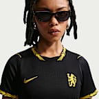 Camisola de futebol Replica Nike Dri-FIT do equipamento alternativo Stadium Chelsea FC 2026/27 para mulher