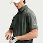 Polo de golf de manga Dri-FIT con logotipo para hombre Nike Velocity