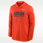 Auburn Sideline Men's Nike Dri-FIT College Long-Sleeve Hooded Top