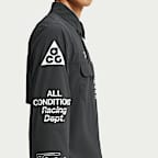 ACG "Aireez" Men's UV-Reisitant Button-Up Long-Sleeve Graphic Top