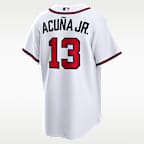 Ronald Acuña Jr. Atlanta Braves Men's Nike MLB Replica Jersey