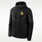 San Diego Padres Tech Fleece Windrunner Men's Nike MLB Full-Zip Hooded Jacket
