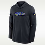 Los Angeles Rams Rivalries Collection Sideline Men's Nike Dri-FIT NFL Long-Sleeve Hooded Top