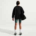 Sudadera de cuello redondo oversized para niña talla grande Nike Sportswear Studio