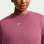 Nike (M) Studio Fleece Sport Women's Dri-FIT Oversized Crew-Neck Sweatshirt (Maternity)